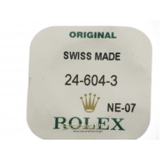 Corona di carica Rolex placcata oro giallo ref. 24-604-3 nuova